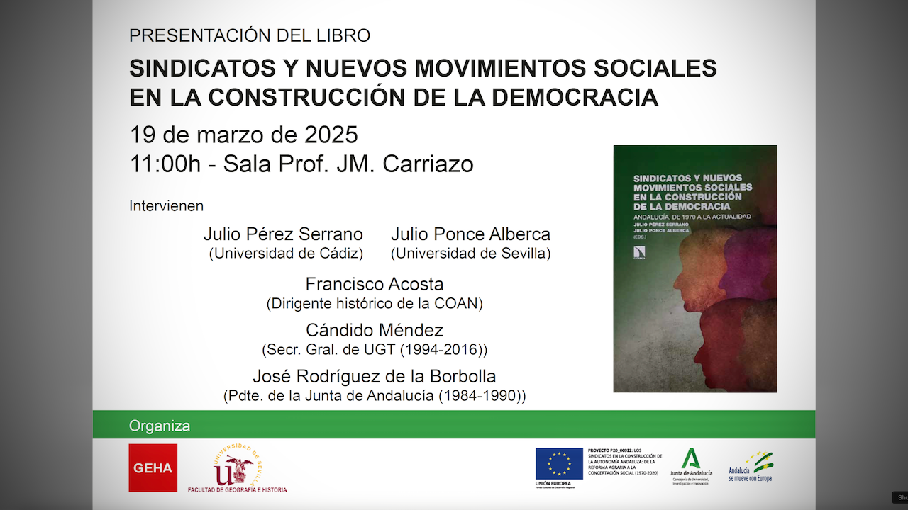 Sindicatos y nuevos movimientos sociales en la construcción de la Democracia.