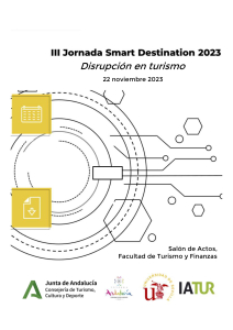 III Jornada Smart Destination: Disrupción en turismo
