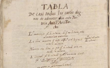 Manuscrito inédito de Martín de Angulo y Pulgar sobre Luis de Góngora