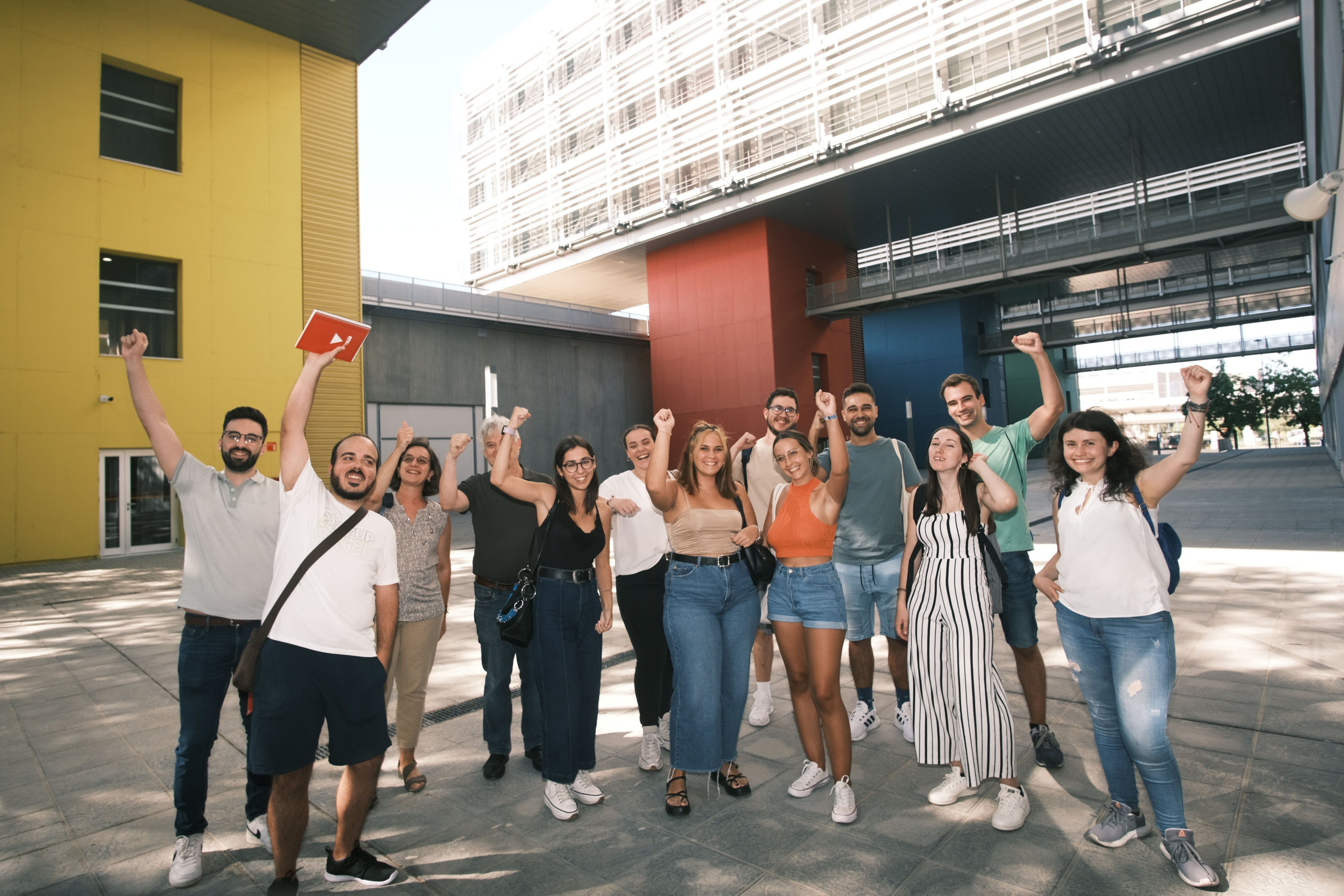 Estudiantes de la Universidad de Sevilla en el Centro Andalucía Tech - Escuela Politécnica Superior