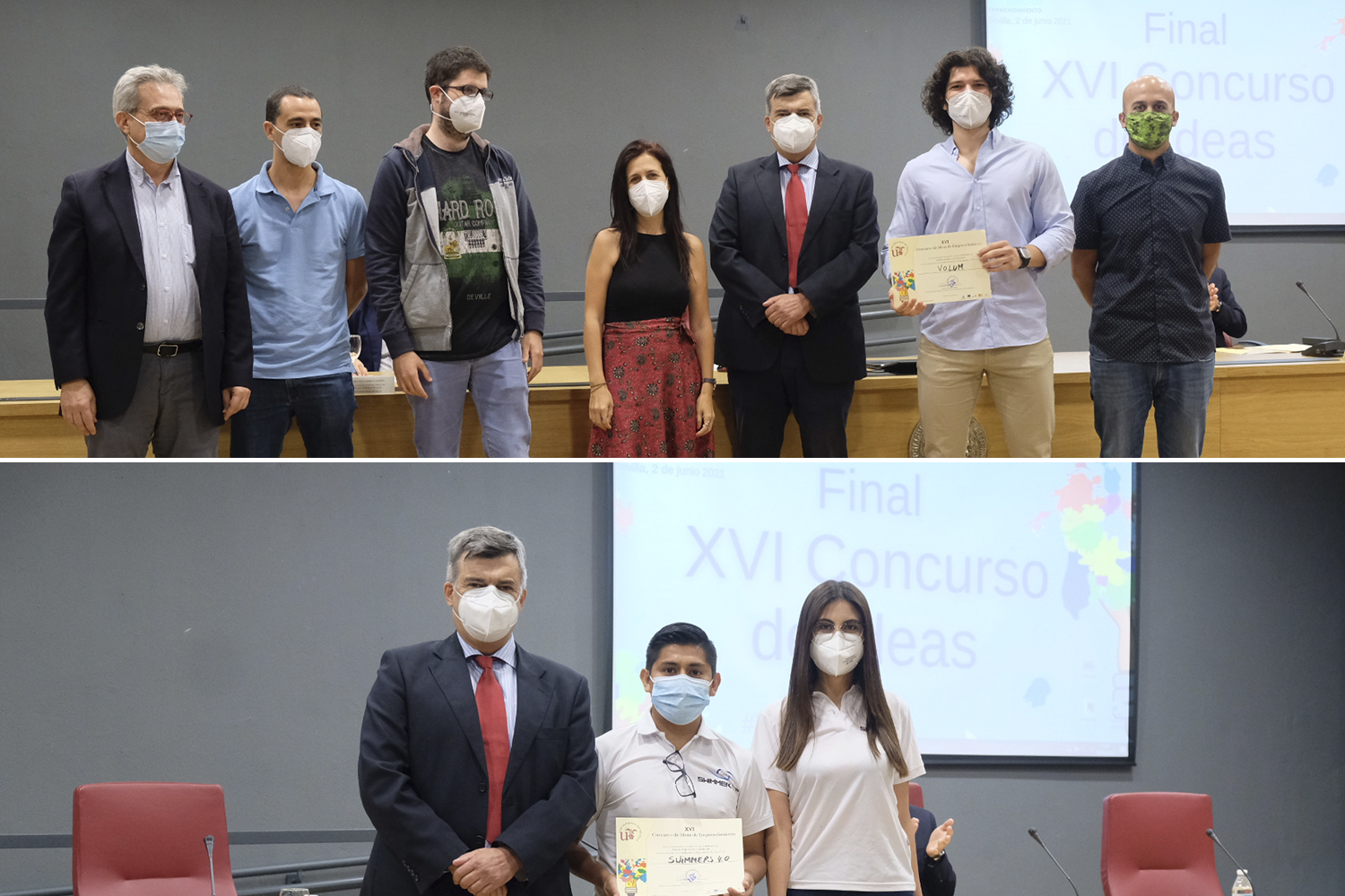 VOLUM y SWIMMERS 4.0, equipos ganadores USemprende