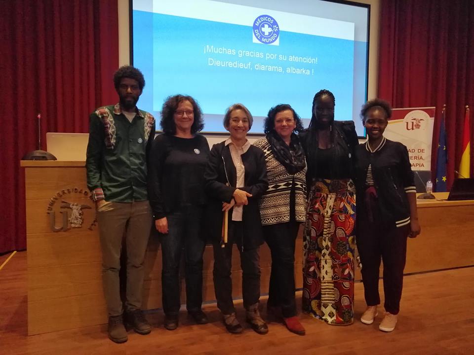 Participantes en la jornada "La participación de las mujeres en la gobernanza de la salud"