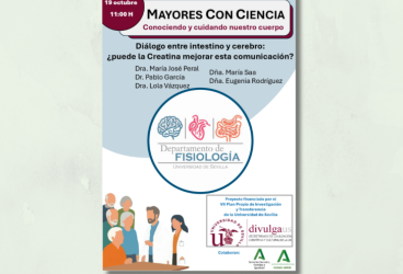 Mayores con Ciencia: Diálogo entre el intestino y el cerebro ¿puede la creatina...