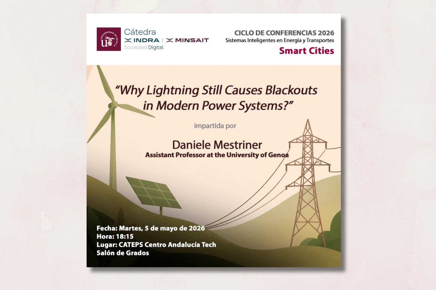 Imagen Conferencia "Why Lightning Still Causes Blackouts in Modern Power Systems?"