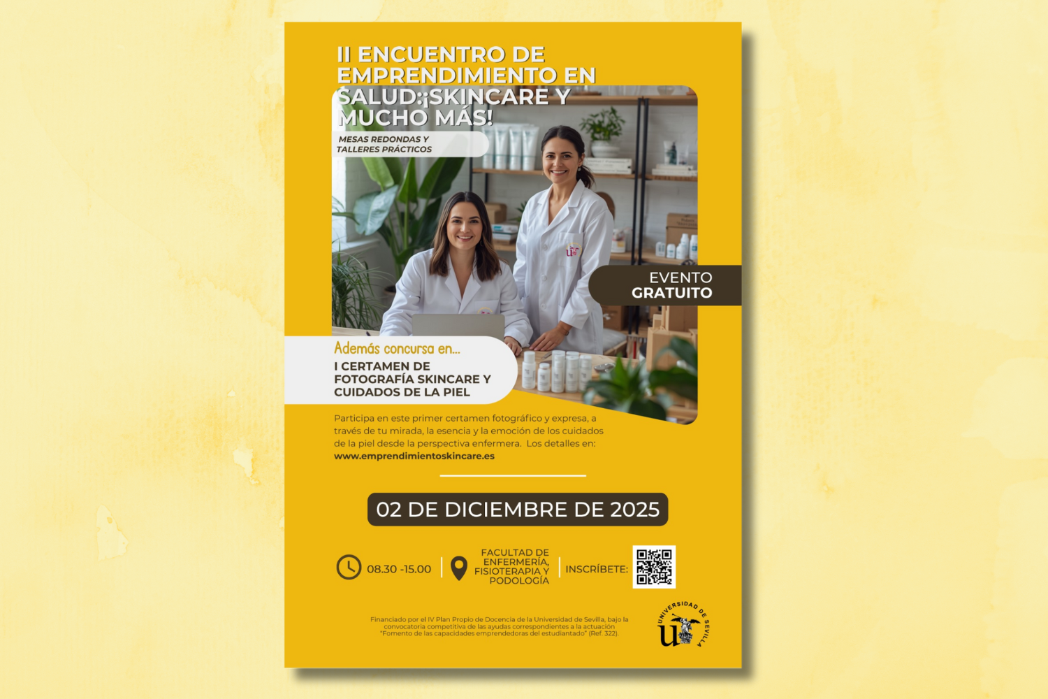 Cartel II Encuentro de Emprendimiento en Salud