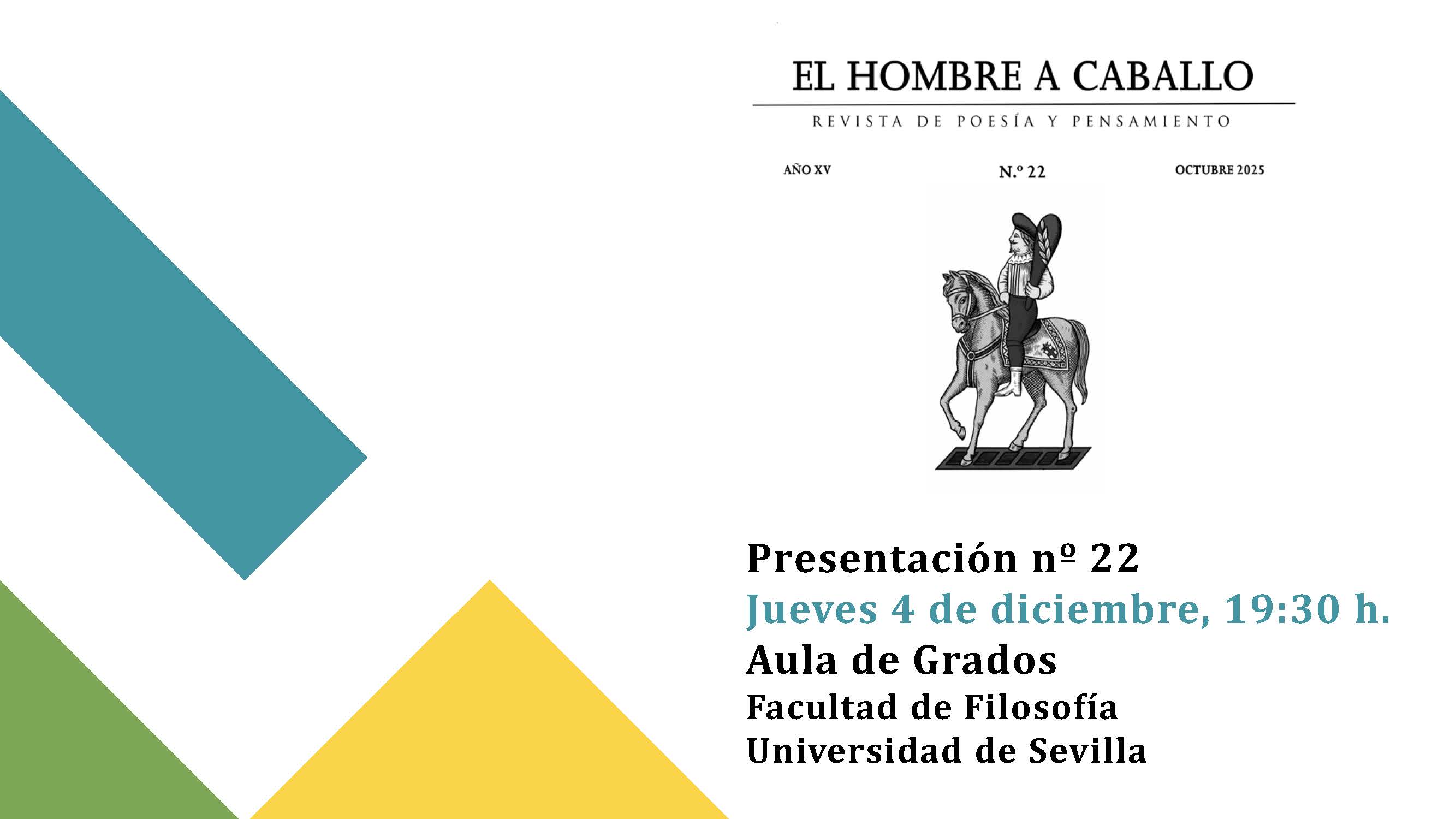 Cartel de la presentación de la revista