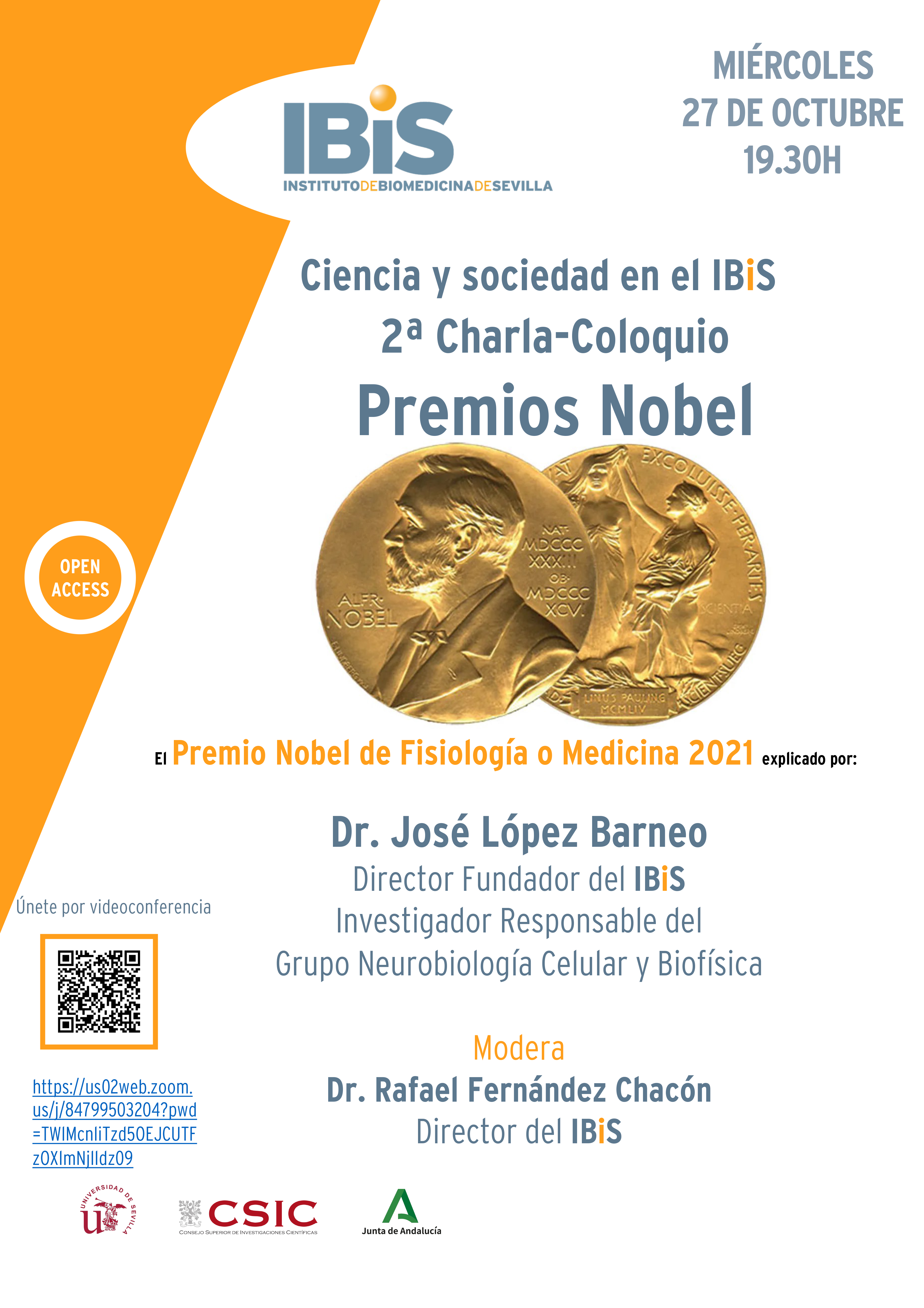 2ª Charla-Coloquio sobre los PREMIOS NOBEL