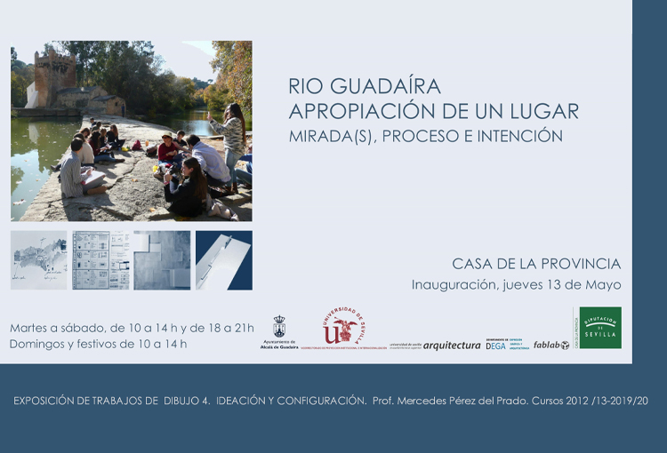 Cartel de la exposición "Río Guadaíra. Apropiación de un lugar. Mirada(s), proceso e intención"