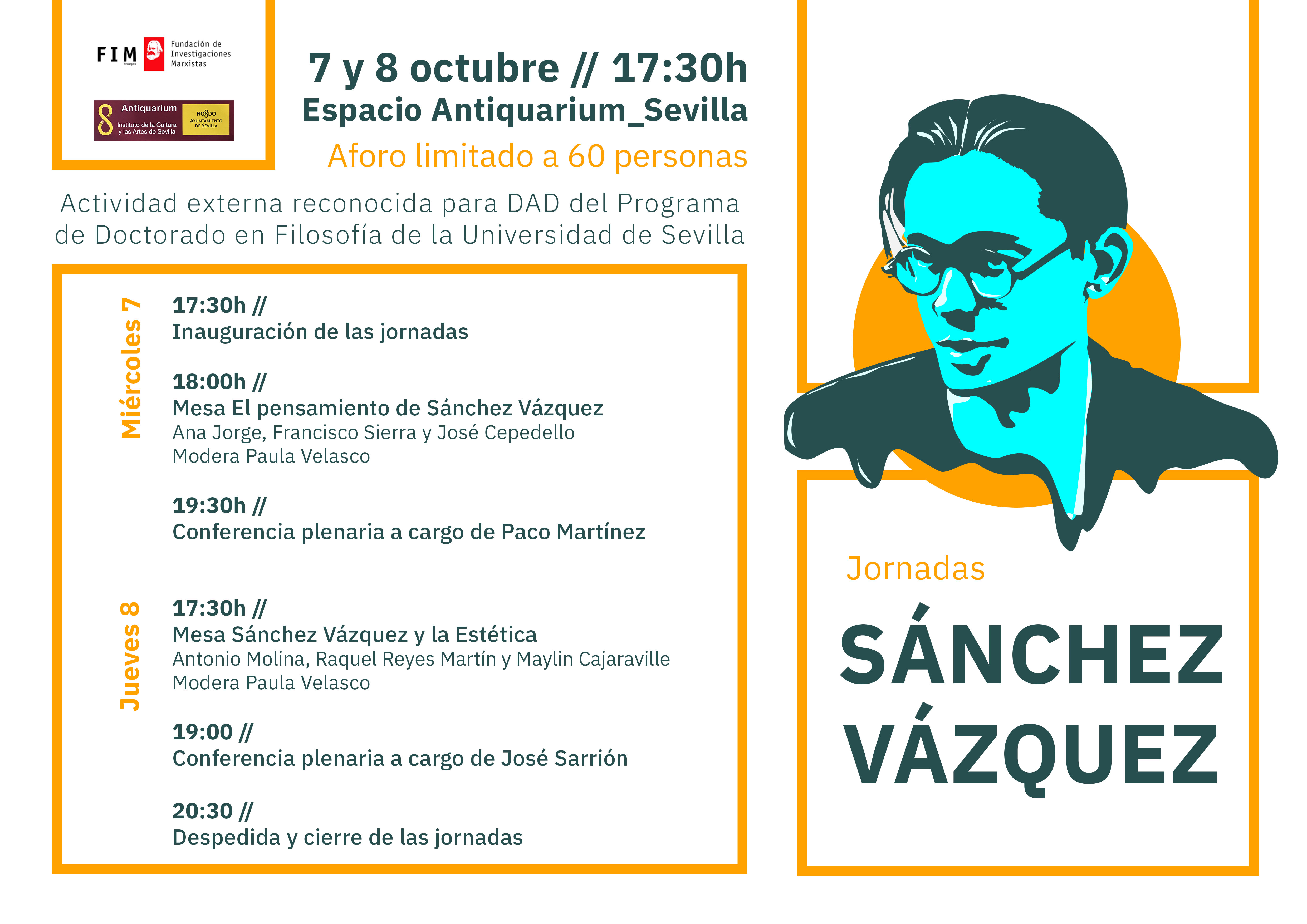 Jornadas sobre Adolfo Sánchez Vázquez
