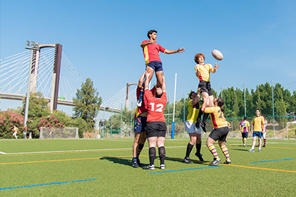 Rugby en el complejo Los Bermejales (SADUS)