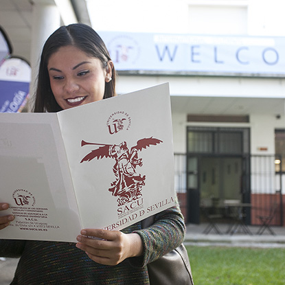 Alumnna internacional en la Universidad de Sevilla