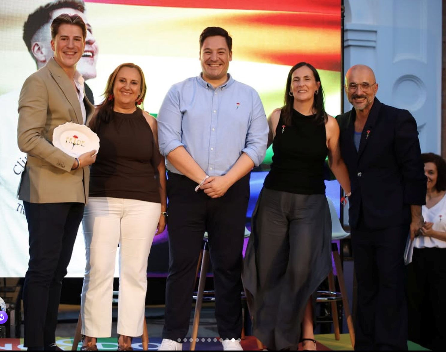 José Vázquez González, reconocido con el premio 'Investigación con Orgullo' del Ayuntamiento de Sevilla José Vázquez González en la entrega del premio