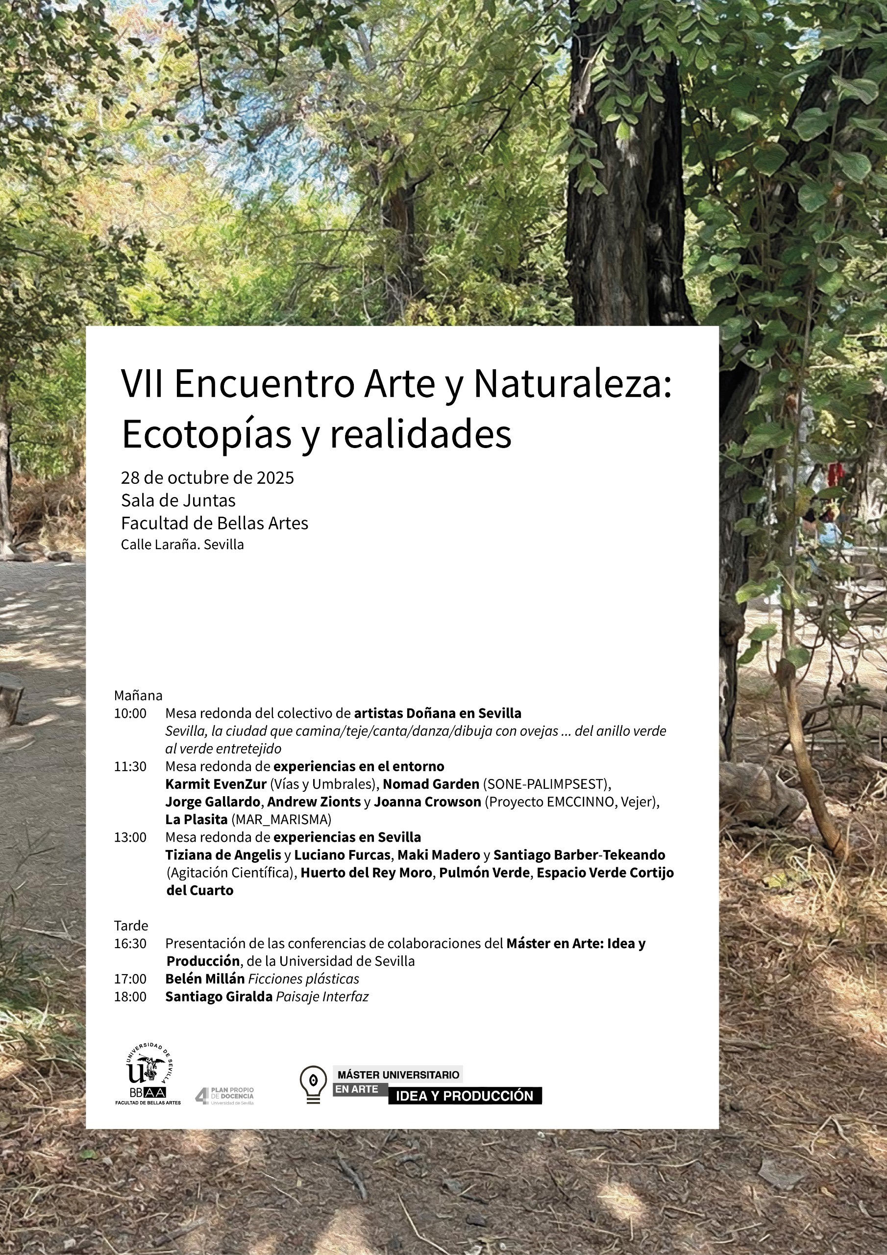 Cartel y programa