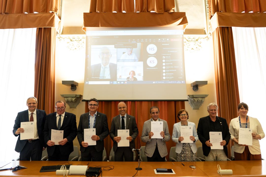 Rectores y representantes de los actuales socios de Ulysseus