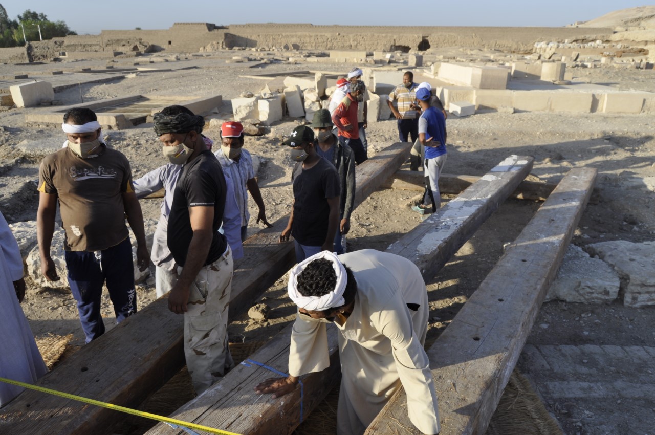 Excavación en el templo