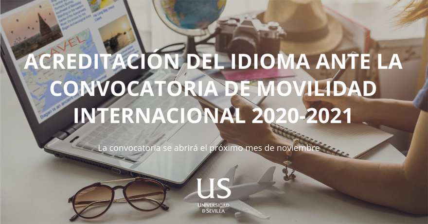 Acredita tu idioma antes de la convocatoria de movilidad internacional 2020-2021