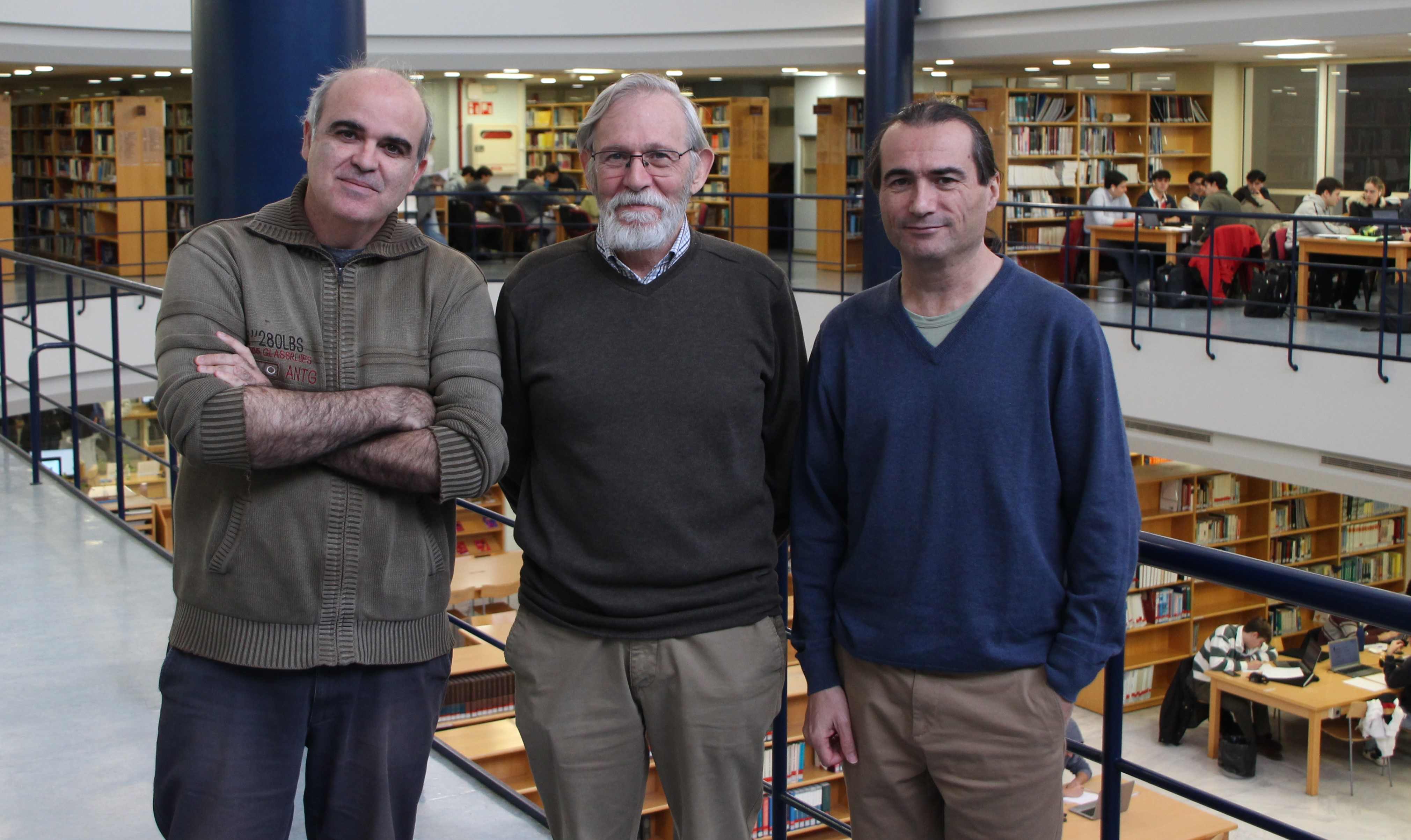 José Ignacio León, Leopoldo García Franquelo y Sergio Vázquez Pérez