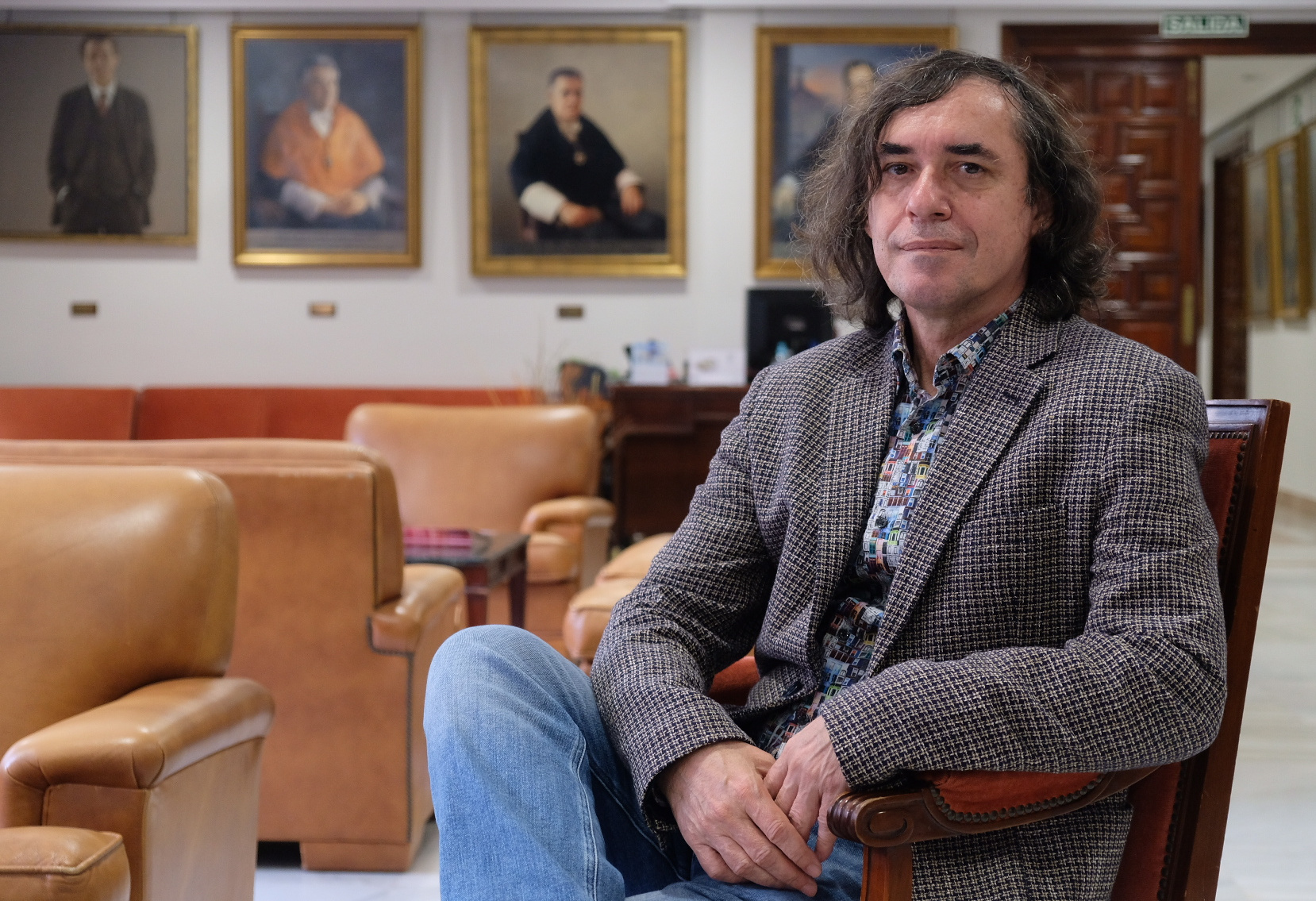 Mircea Cărtărescu en la Universidad de Sevilla