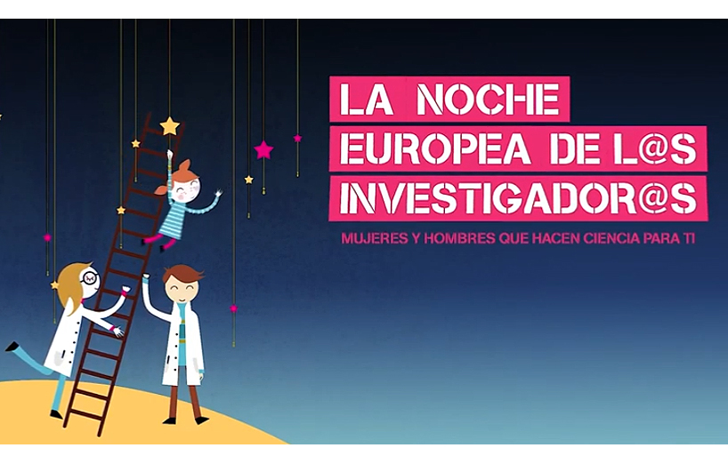 cartel de la Noche Europea de les Investigadores.