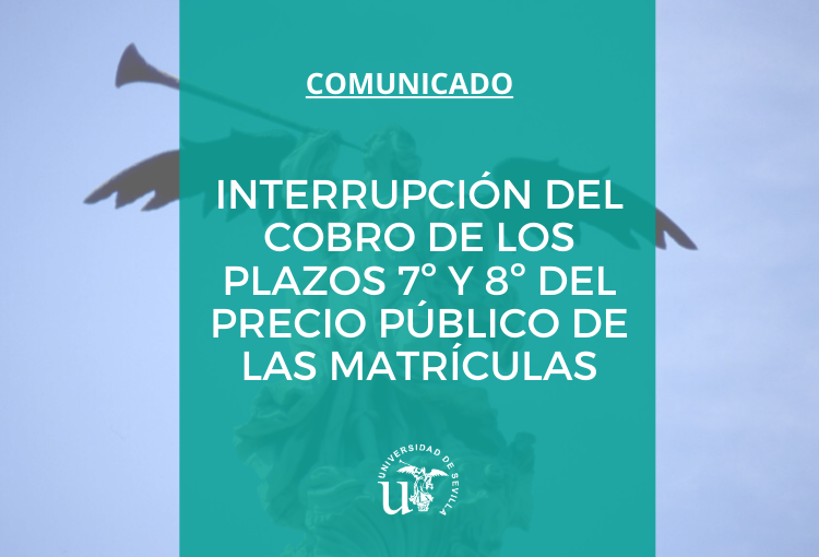 Interrupción del cobro de matrículas