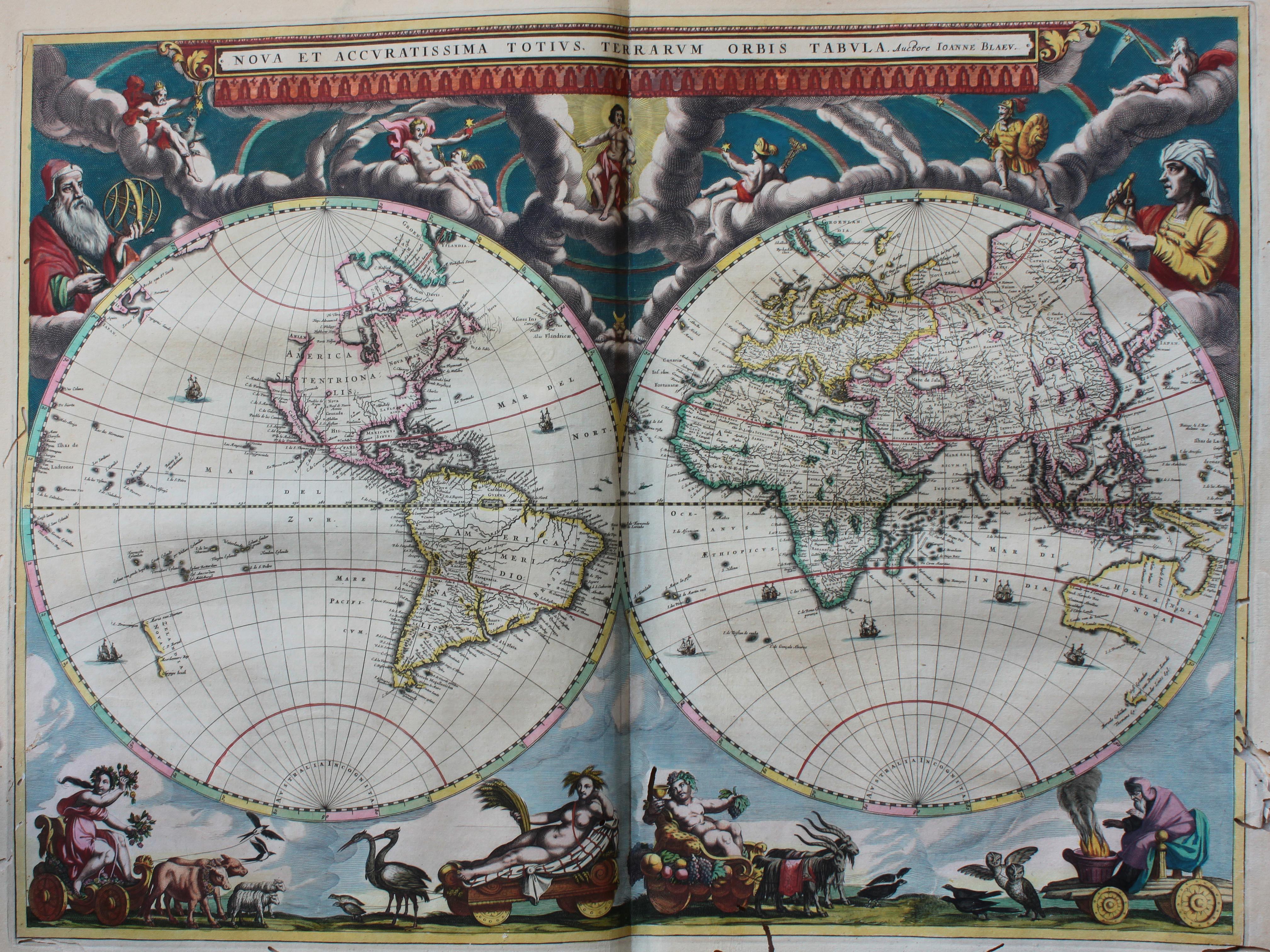 Nova et accuratissima totius terrarum orbis tabula.