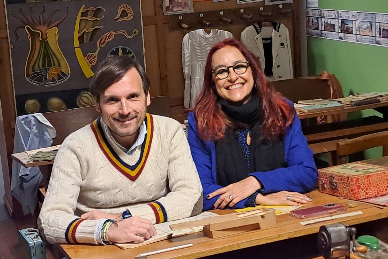 Pablo Álvarez y Cláudia Gonçalves de Lima