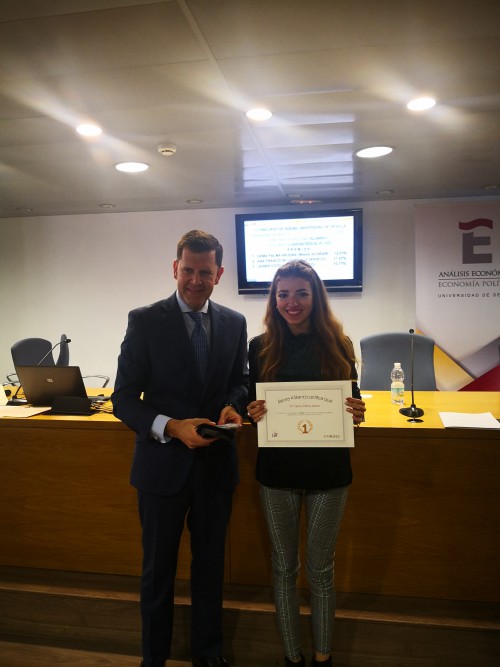 La primera clasificada de I Concurso de Bolsa GEMA PALMA ARJONA