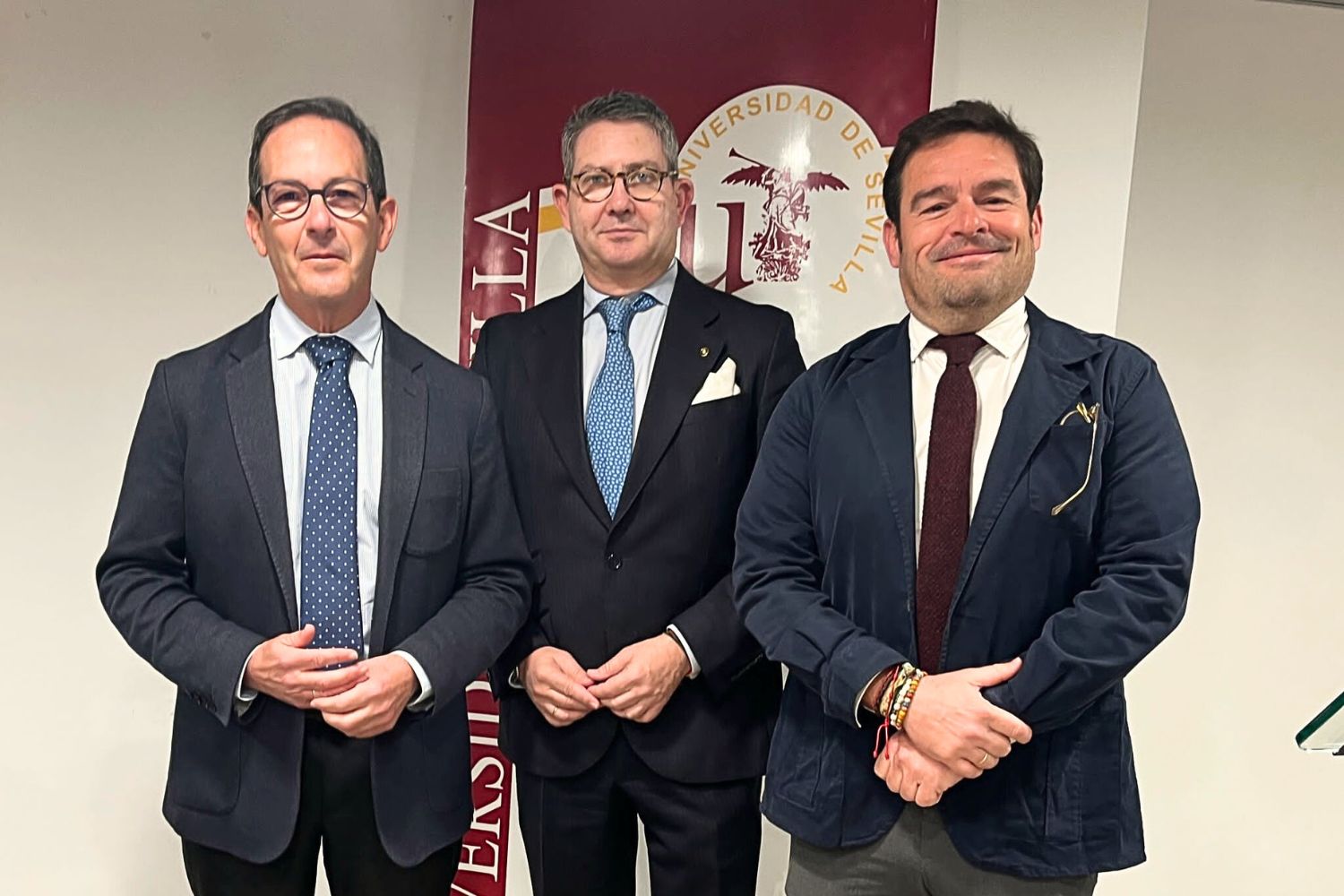 Jorge Juan Jiménez, José Manuel Cansino y Alfonso Borrego