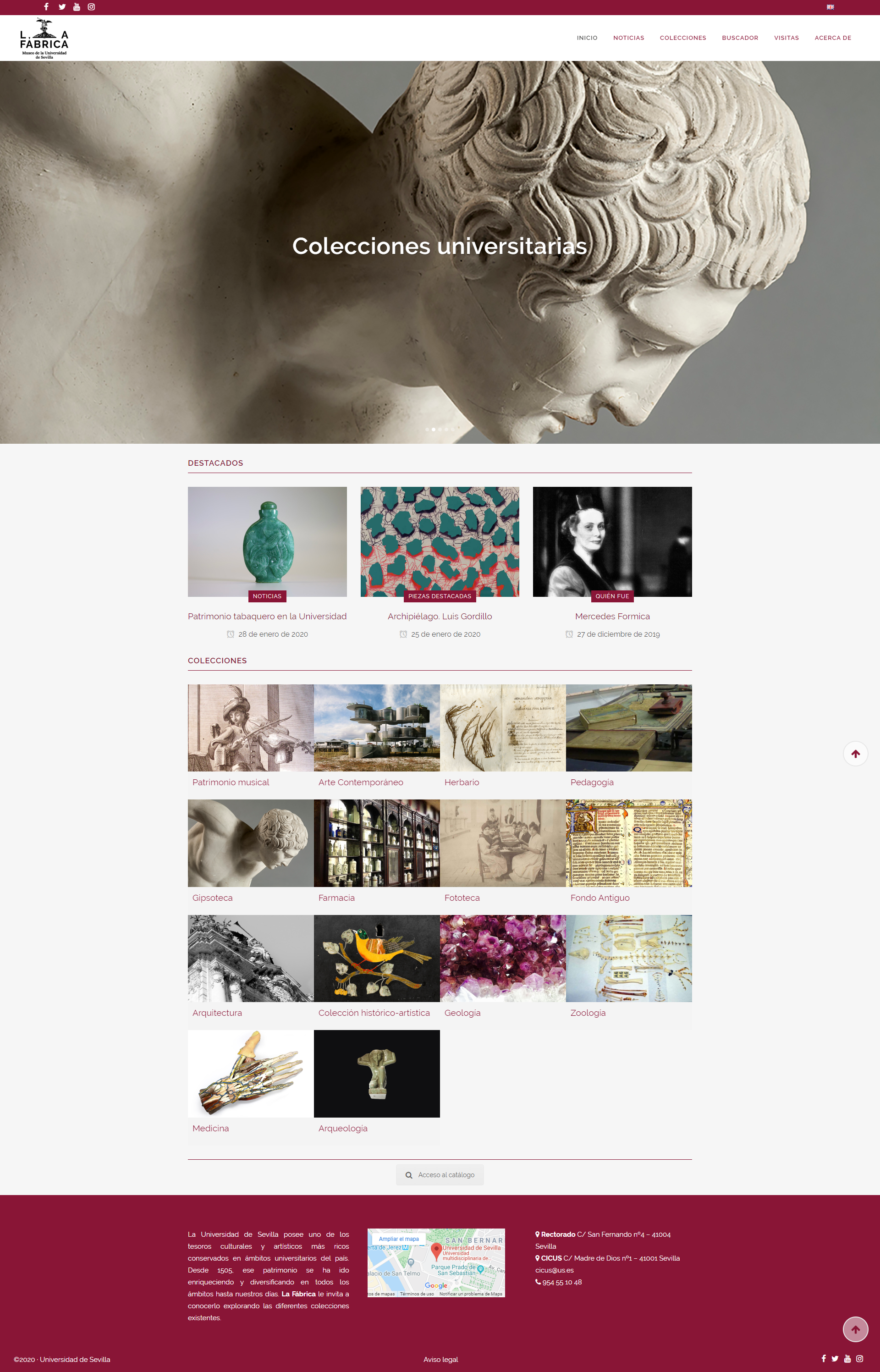 Nueva web de Patrimonio