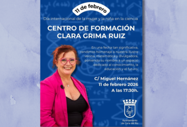 El Ayuntamiento de Coria del Río pone el nombre de la profesora Clara Grima a...