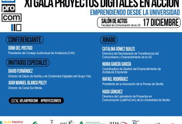 XI Gala de Proyectos Digitales en Acción (LabProCom)