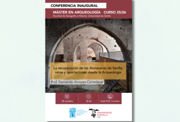 El profesor Fernando de Amores imparte una conferencia sobre las Atarazanas