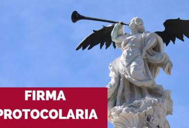 Firma protocolaria de la cátedra con AZVI 